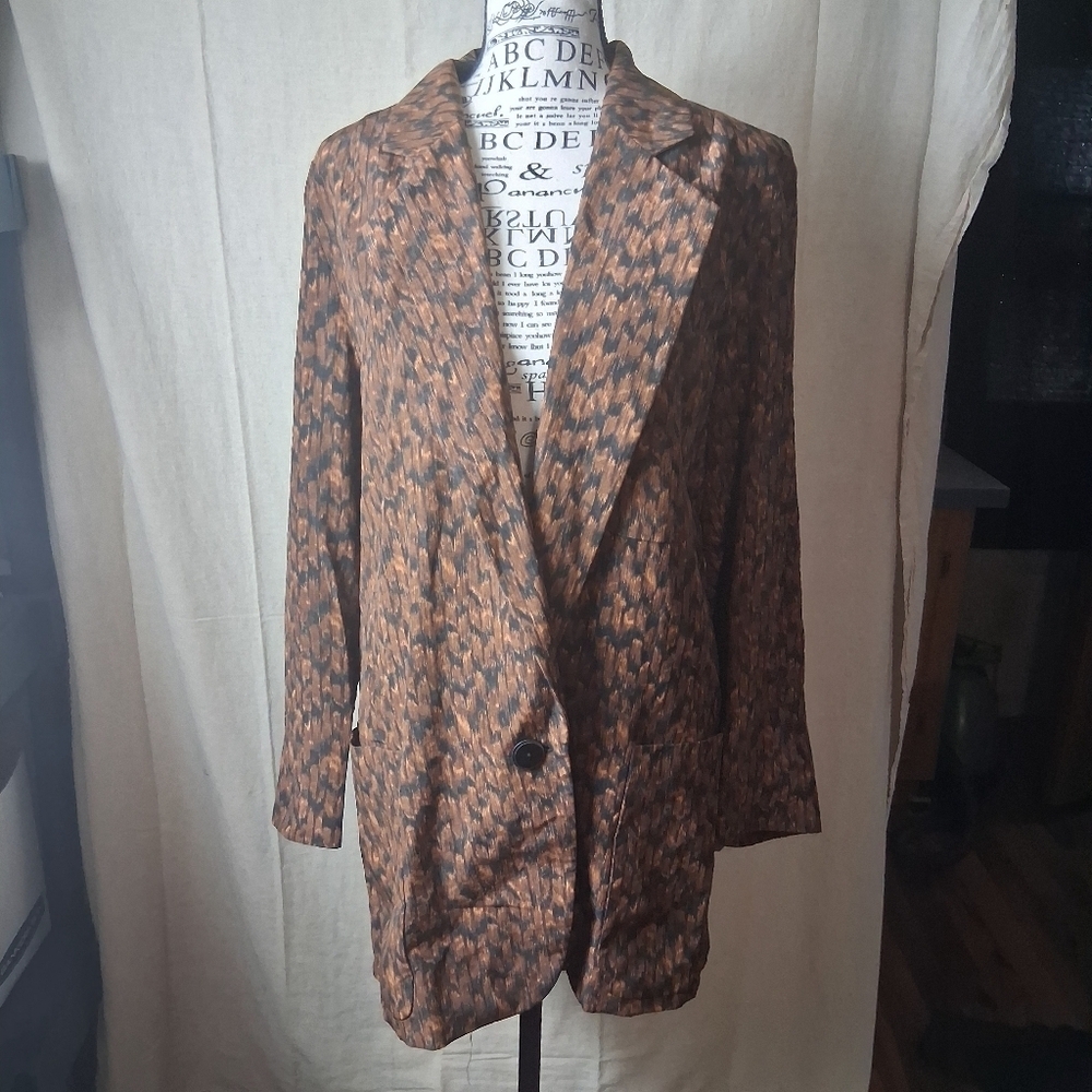 Vintage 80s Linda Allard Ellen Tracy Silk Blouse - Size 6